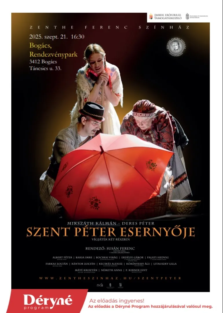 Szabadtéri színház Bogácson a Rendezvényparkban!